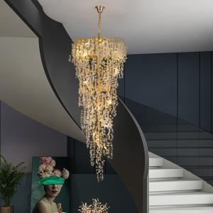 Big Huge Huge Custom Pendant Lights 9500lm Prefabricated Villa Luxury Pendant