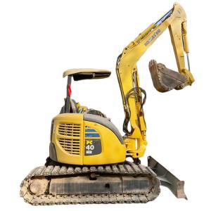 China Komatsu PC40 Mini Excavator in Good Condition with Rubber Track Pad and 26.1 KW Power on sale