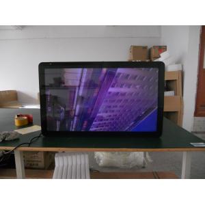 27 inch digital advertising totem LCD poster with split display function