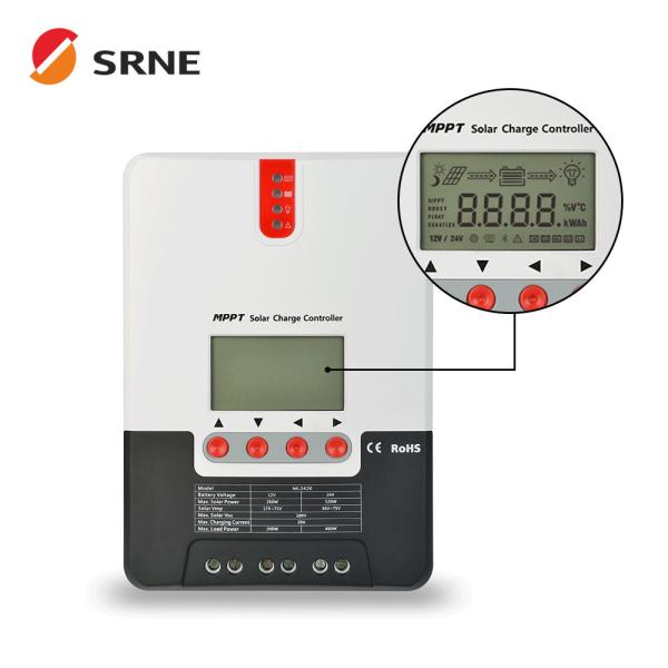 Quality SRNE 20A MPPT Solar Charge Controller , Lifepo4 Solar Charge Controller for sale