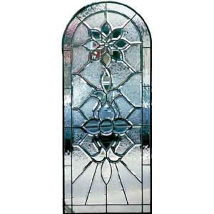 inlaid glass of irregular shape