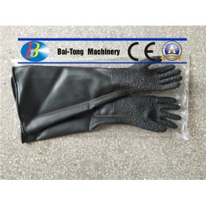 Wholesale Black Color Sandblast Cabinet Gloves Durable For Manual Sandblasting Machine from china suppliers