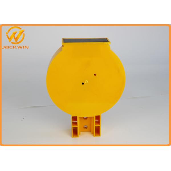 Orange Blinking 932 LED Solar Powered Barrier Warning Lights With CE Certificate