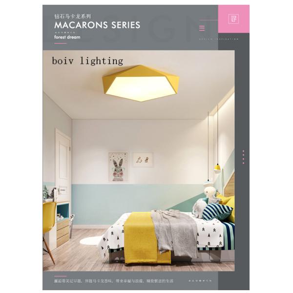 concise modern diamond Ma Long Series small/medium/big simple and fashionable bedroom/living room/balcony ceiling lamp