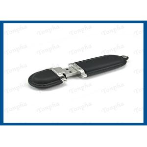 Genuine Leather USB Flash Drive Memory Stick With Customized Engraved Logo