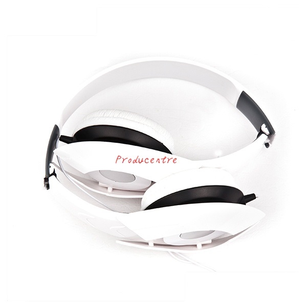 wholesale variety of headphone with soft ear pads for school pupils in whiter color for video and audio