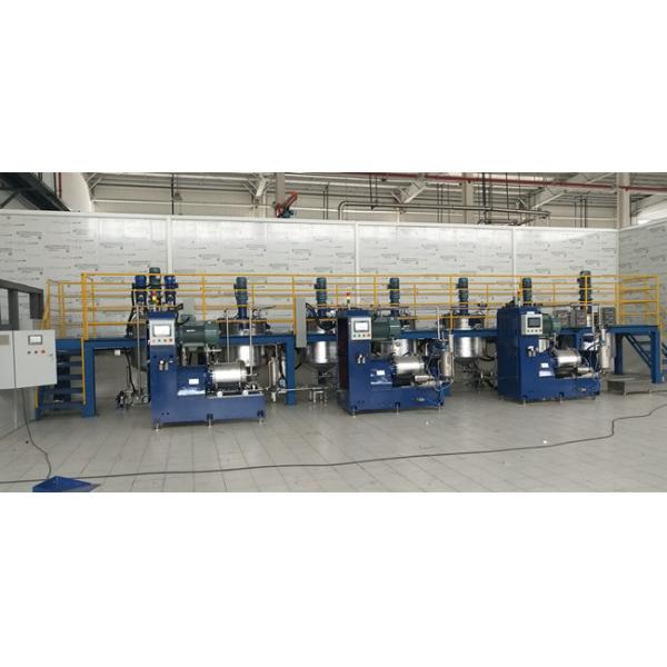 BYZr Hollow Shaft Bead Mill 3L 30L 15L Disc Structure Bead Grinding Machine