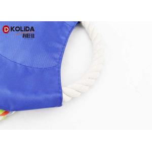 Agressive Frisbee Chewable Dog Toys Easily Grab 17cm Diameter For Small Puppy