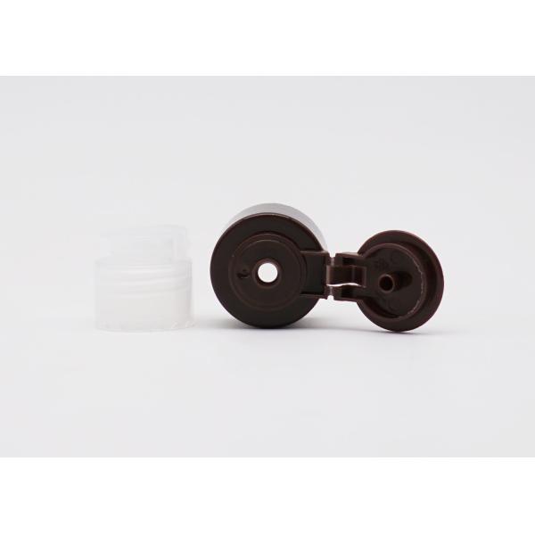 28mm Neck Cosmetics Plastic Screw Flip Top Cap Solid Packing