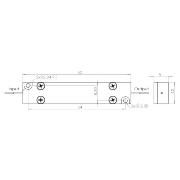 800~2000nm multimode Pump laser protectors central pump