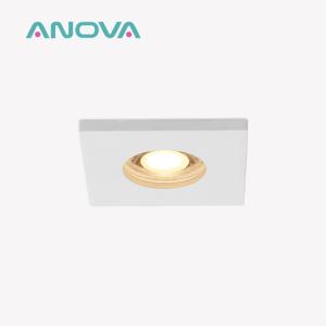 Wholesale Recessed Spotlight Frame Aluminum Square Design MR16 GU10 60mm Cut-out IP65 Rated from china suppliers