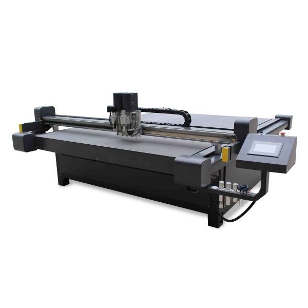 Quality Flatbed printing finishing alignment cutting table camera registration system for sale