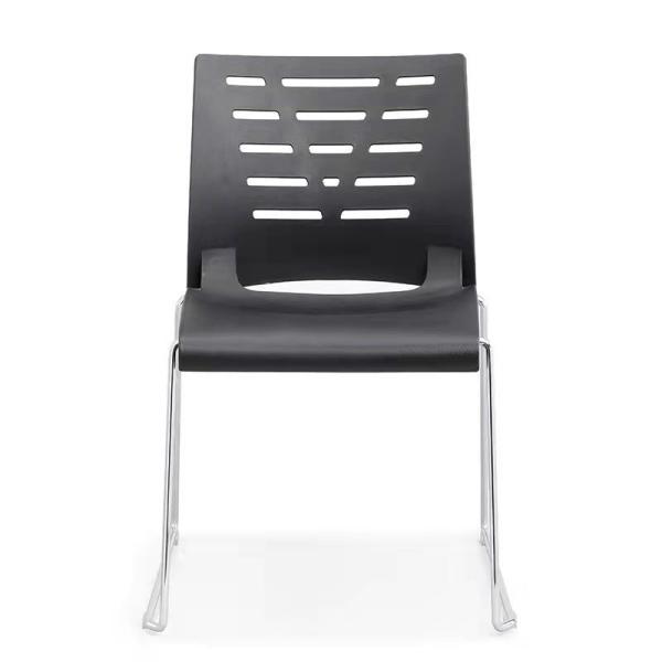 Quality Other Metal Type Stackable Training Room Chair with Plastic Back and Seat Color Options for sale