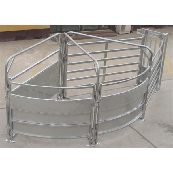 Horse and Sheep Yard Panels for Sale 1.8m x 2.1m 6 Horizontal Rails Oval tube