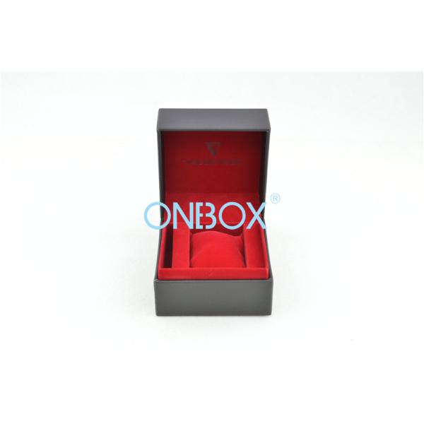 Square Specialty Leather Watch Boxes Recyclable Hot Stamping