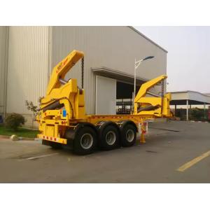 CIMC 3 Axles Truck Crane 20Ft 40 Ft Type Container Carrier Side Loader Semi