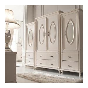 Customized Bedroom European Style Sliding Door Corner Wardrobes with NO Folded