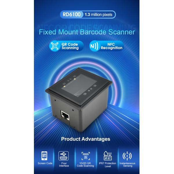 RD6100 Kiosk Barcode Reader with OCR & NFC for Self-Service Terminals