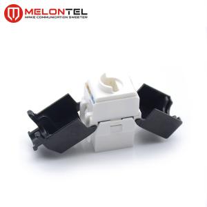 PC Cat6a Keystone Jack RJ45 Female MT 5107 , 180D Toolless Keystone Modular Jack