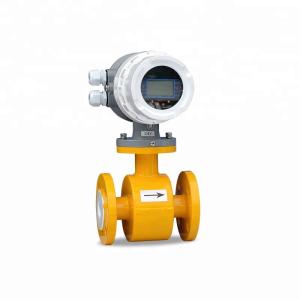 Sewage Water Flange Electromagnetic Flow Meter With PTFE Liner