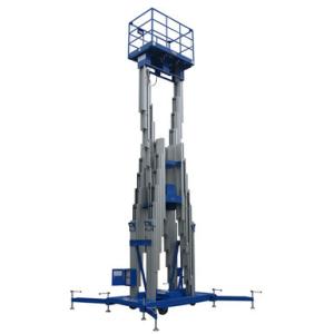 16m Multi Mast Aluminum Aerial Work Platform with 150KG Loading Capacity