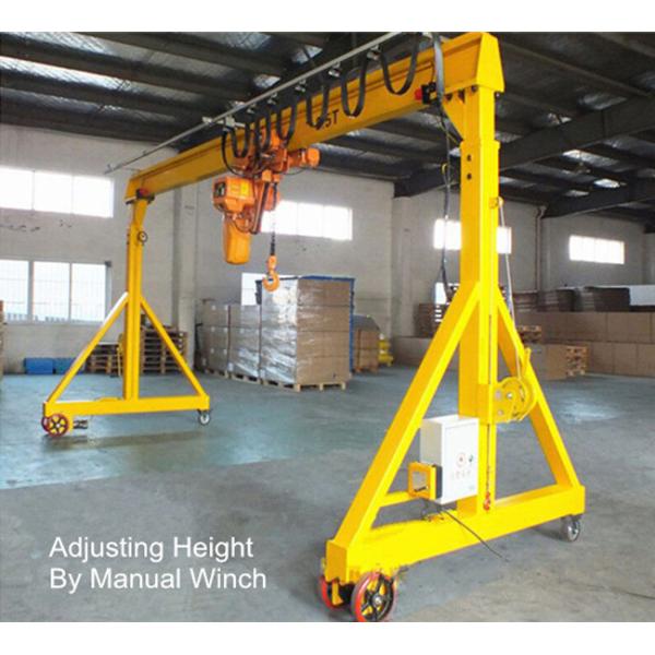 Q235B Q345B Light Duty Small Portable Gantry Crane 1 Ton 2 Ton 3 Ton