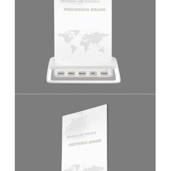 wireless advertising buttons for guests call waiters service/bill/cancel other label customized