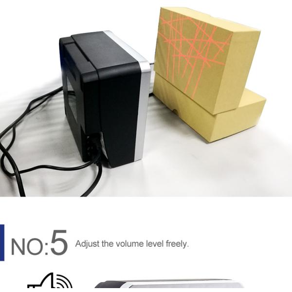 1D Laser Barcode Scanner / Handheld Omni Directional Scanner Read Quickly