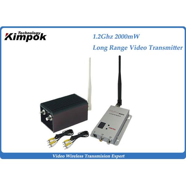 900Mhz / 1200Mhz Wireless Analog Video Transmitter and Receiver with 2000mW RF