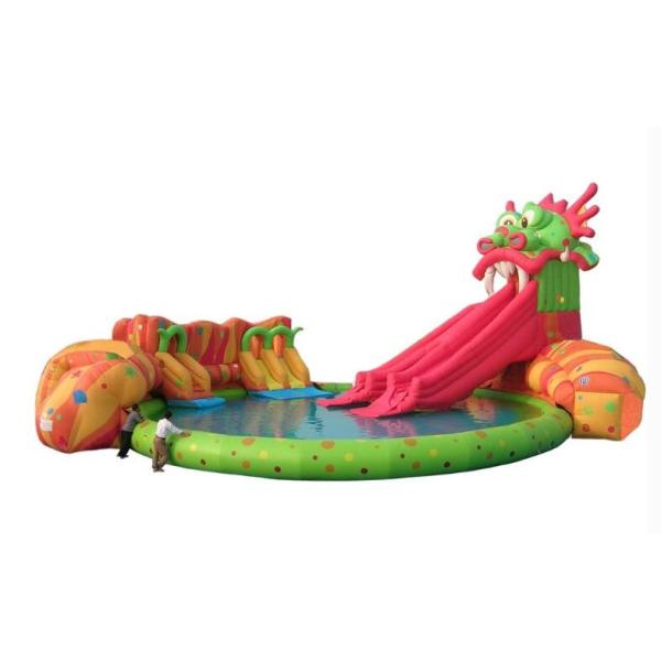 Quality Safe Inflatable Amusement Park Entertaining Modern Design Popular Multi - Functional for sale