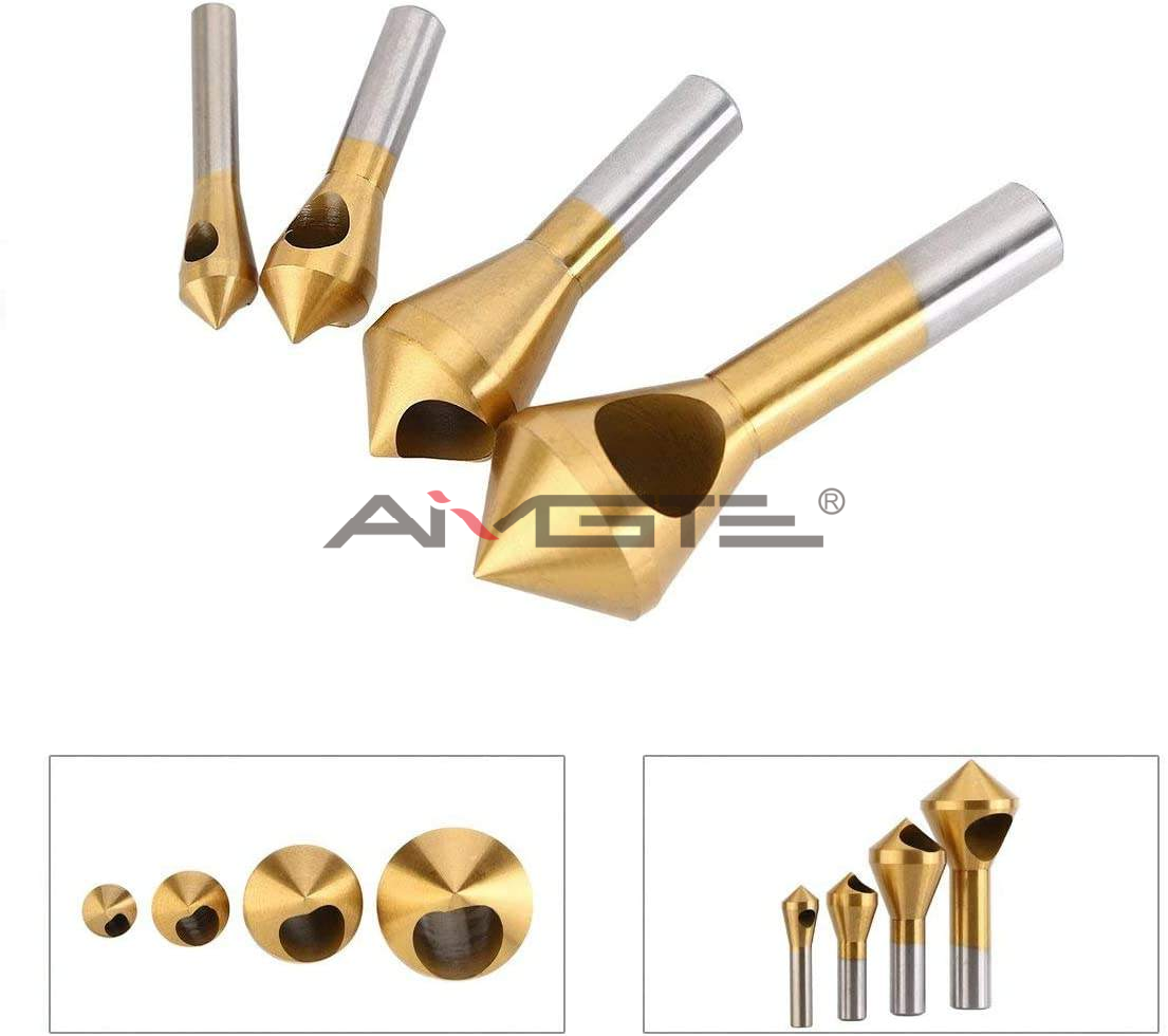 HSS Slanting Hole Countersink Drill Bit Deburring with Rounded Oblique Hole and