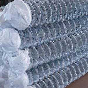 50*50mm Cyclone Wire Chain Link Mesh Fabric Per Roll 1ft-10ft Height