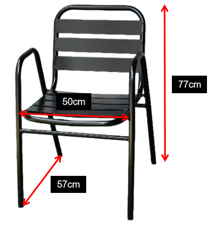 Stackable Gliding Contemporary Durable Eco-Friendly Waterproof Curved-Back Aluminum Commercial Hotel Outdoor Garden Chair