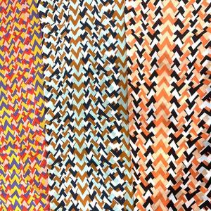 Middle Eastern Tie Dyeing Printed Polyester Chiffon Fabric 80-150gsm