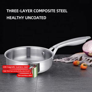 Good Quality Cookware 16 CM Mini Pans Eggs Cooking Fry Pans 18/8 Stainless Steel