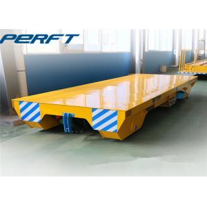 20 ton Steerable Electric Flat Rail Transfer Cart with Rail Guided Vehicle for
