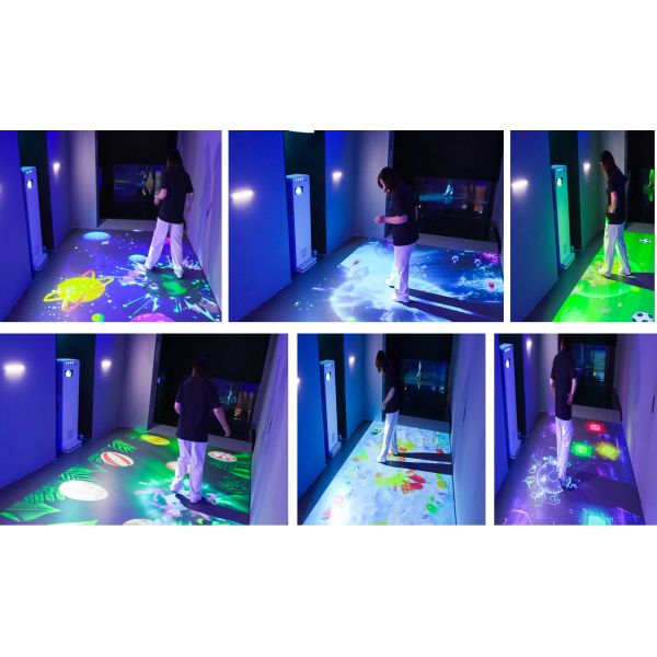 Interactive Floor Projector 80 Visual Themes 4000 Lumen For Children's Museums