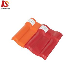 Square Shape Synthetic Resin Roof Tile Durable Coating Finish for Warehouse 10
