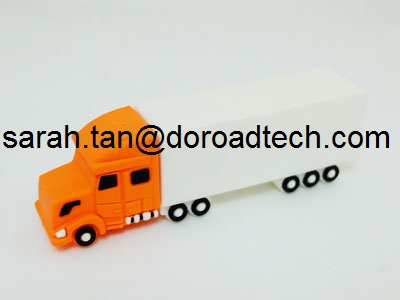 Promotional Mini Truck Shaped USB Flash Drive, 100% True Capacity A Grade Chip