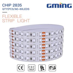 60 LEDs / M SMD 2835 LED Strip Light Flexible DC 12V For Indoor Decoration
