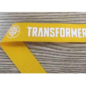 Silk Screen Printed Webbing Woven Tape With Customized Pattern Poly Band