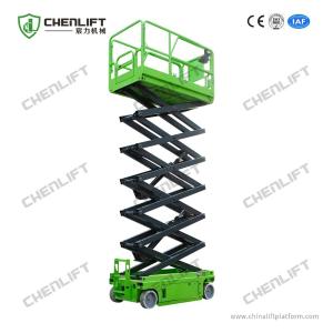 Aerial Work Platform Self Propelled Scissor Lift 6m 8m 230kg Loading Capacity with Extension Table