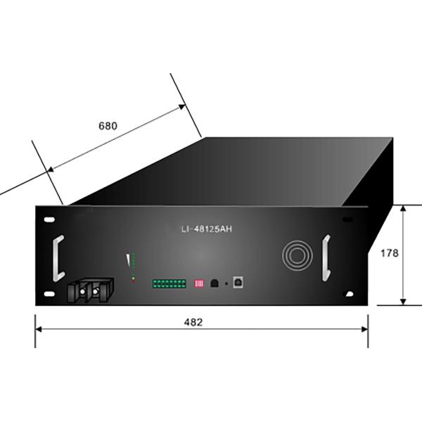 Quality LiFEPO4 Lithium Ion Battery 48V125AH Lithium Battery for Solar System for sale