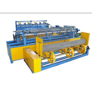 Double Spiral Wire Fence Making Machine / Diamond Mesh Wire Making Machine