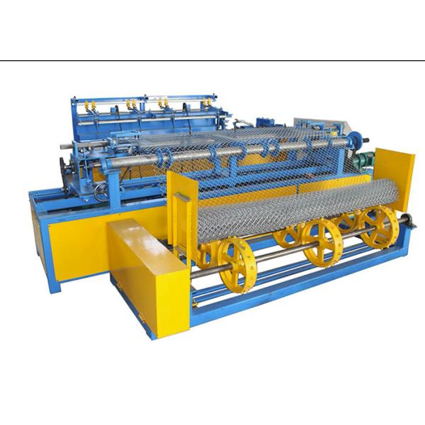 Double Spiral Wire Fence Making Machine / Diamond Mesh Wire Making Machine