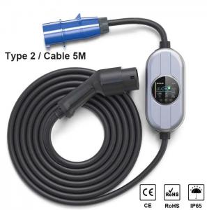 China IP65 Electric Vehicle Charger Home Charging Mode 2 Portable EV Car Charger Cable on sale
