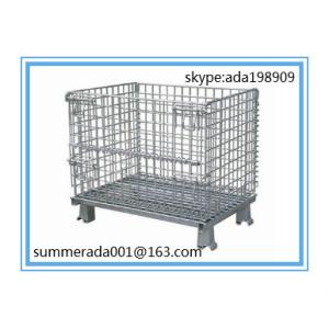 Industry foldable storage metal wire mesh container
