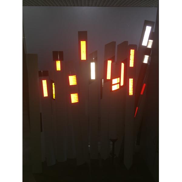 Customized PVC Reflective roadside post road delineators flexible delineator