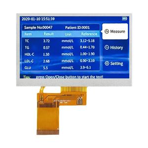 4.3 Inch LCD TFT Display Module IPS TFT LCD Display 800×480 Resolution