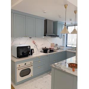 Wholesale Simple Modern High Gross Lacquer Kitchen Cabinet With Marble Countertop from china suppliers